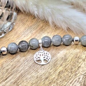 Bracelet labradorite Arbre de Vie