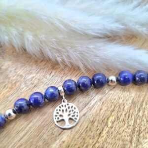Bracelet lapis-lazuli Arbre de Vie