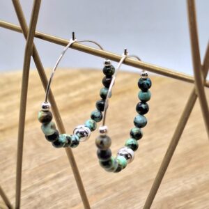 Créoles turquoise d&rsquo;Afrique Sphère