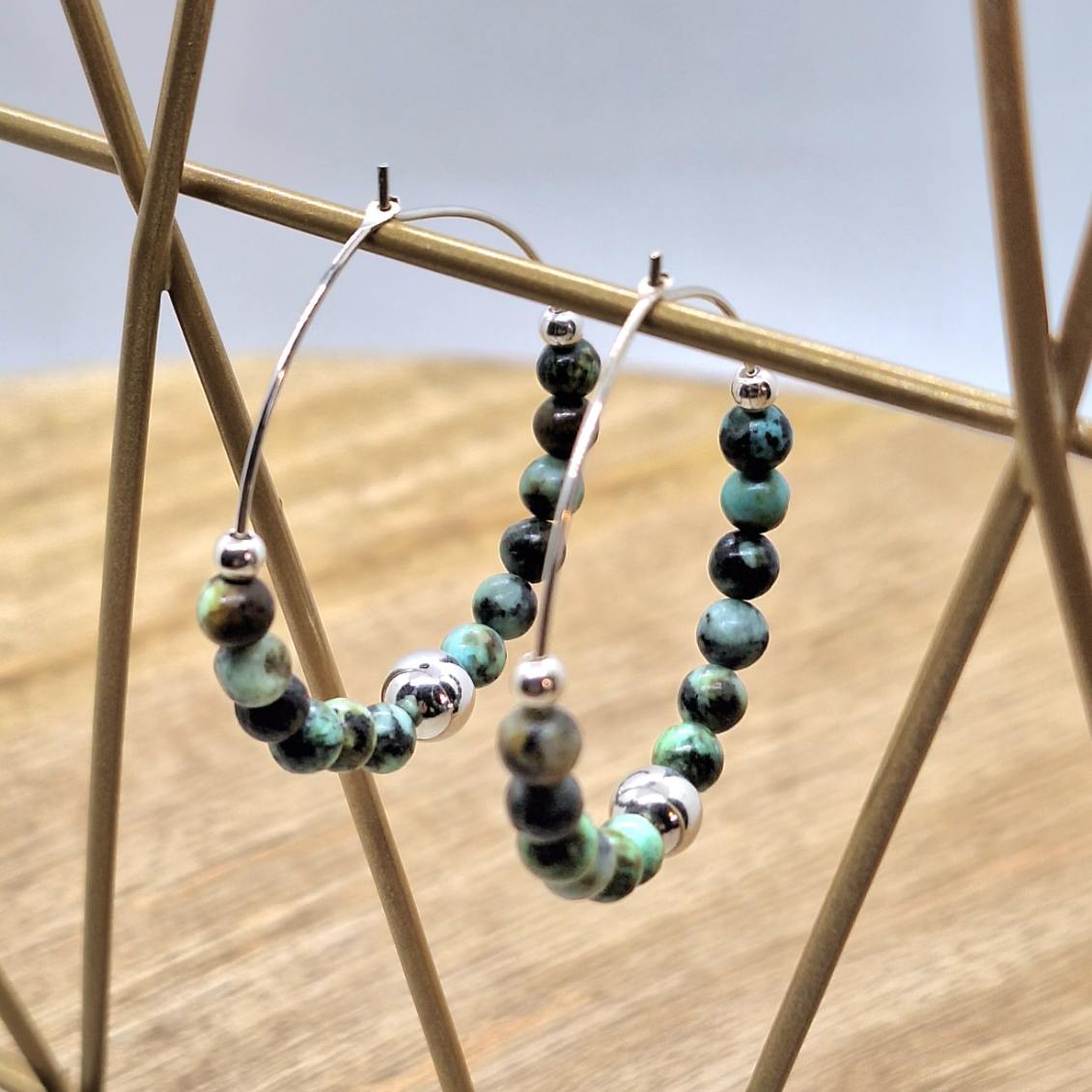 Créoles turquoise d'Afrique sphère