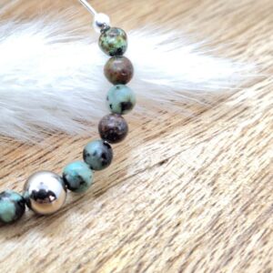 Créoles turquoise d&rsquo;Afrique Sphère