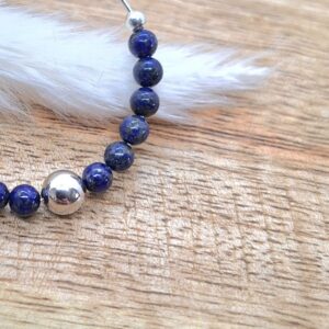 Créoles lapis-lazuli Sphère