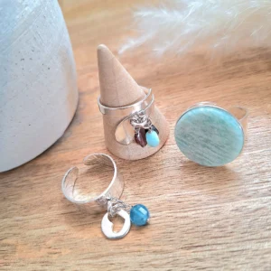 Bagues argent pierres naturelles