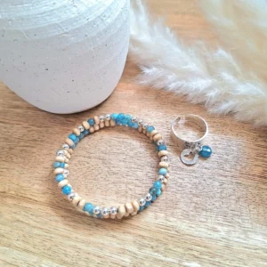 Bague apatite Séléné