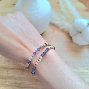 Bracelet améthyste Saphira